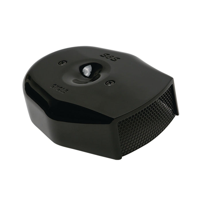 S&S CYCLE Stealth Tribute Air Cleaner Cover in Gloss Black - 170-0593
