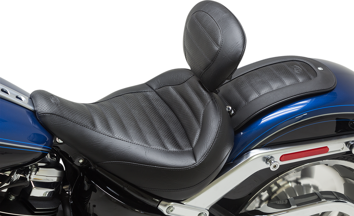 MUSTANG Solo Touring Seat - Driver's Backrest - Harley-Davidson Fat Boy 2018+ FLFB 79770