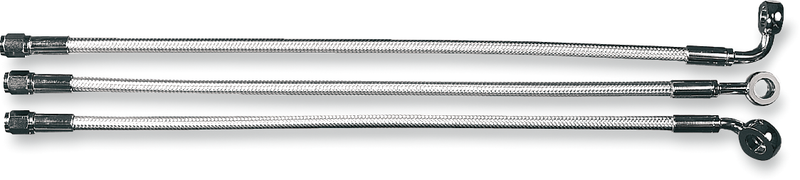 MAGNUM SHIELDING Brake Line - 10mm-Straight - 23" - Sterling Chromite II 37623