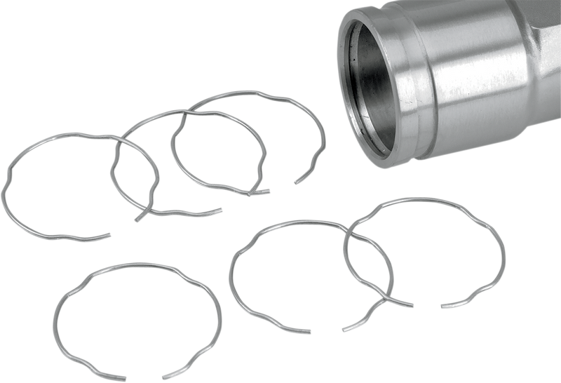 JAMES GASKET Fork Seal Retainers - 49 mm - 6 Pack - Harley-Davidson '02-'23 - JGI-46513-01