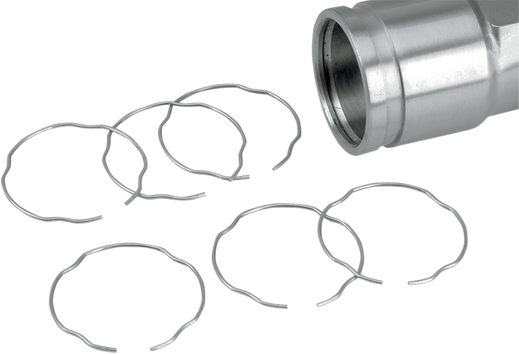 JAMES GASKET Fork Seal Retainers - 49 mm - 6 Pack - Harley-Davidson '02-'23 - JGI-46513-01