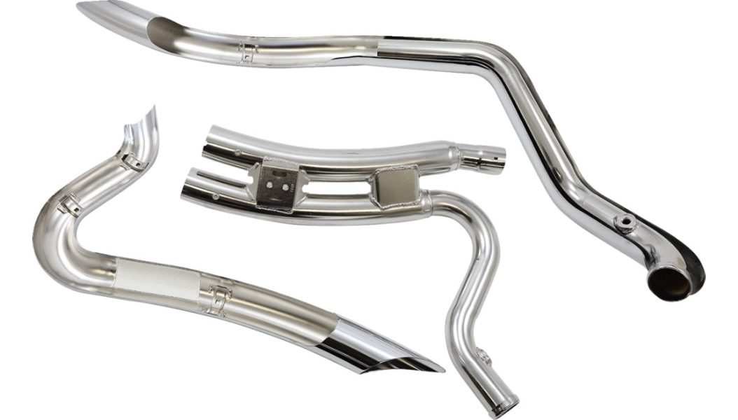 COBRA Speedster Swept Short Exhaust - Chrome - '13-'22 XL 6233 - PartsOutlet.com.au