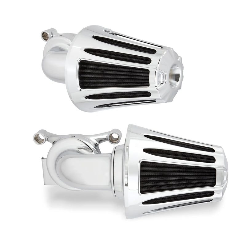 ARLEN NESS DEEP CUT® MONSTER SUCKER® AIR CLEANER, CHROME - 08-16 FLT / 16-17 FLST & FXDLS (FBW) - 81-029 - PartsOutlet.com.au