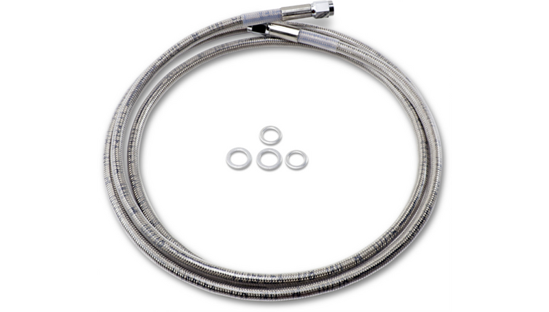 DRAG SPECIALTIES Universal Brake Line - Clear - 74" - 874