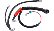 DRAG SPECIALTIES Black Battery Cable Set - '09-'13 FLH/T E25-0091B-D7 - PartsOutlet.com.au