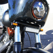 JOKER MACHINE LED Turn Signals - 49 mm - Black - Honda GL 2012-2017 - 05-302-1 - PartsOutlet.com.au