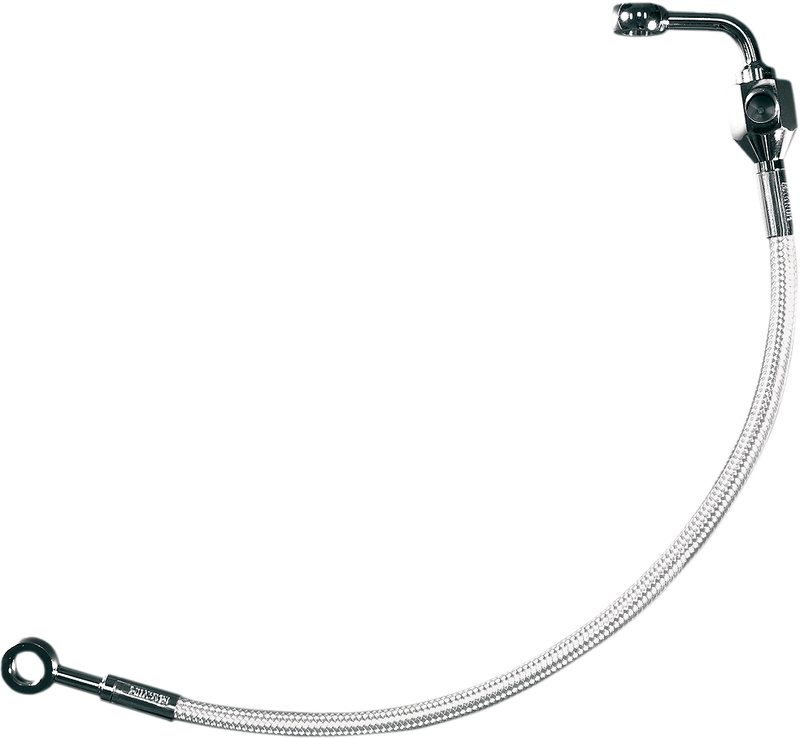 MAGNUM SHIELDING Brake Line - Rear - Polished Stainless 5615