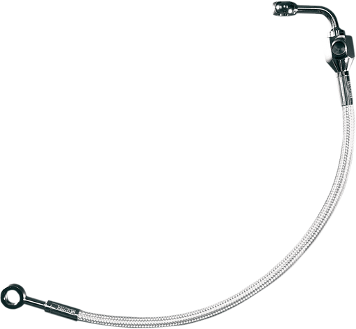 MAGNUM SHIELDING Brake Line - Rear - Polished Stainless 5615