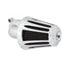 ARLEN NESS DEEP CUT® MONSTER SUCKER® AIR CLEANER, CHROME - 00-17 TWIN CAM (Exc. FBW & 99-01 FI FLT) - 81-024 - PartsOutlet.com.au