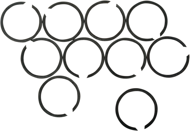 EASTERN MOTORCYCLE PARTS Exhaust Retaining Rings - Harley-Davidson '82-'24 - A-65325-83A