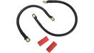 DRAG SPECIALTIES Black Battery Cable Set - '86-'03 XL E25-0091B-D3 - PartsOutlet.com.au