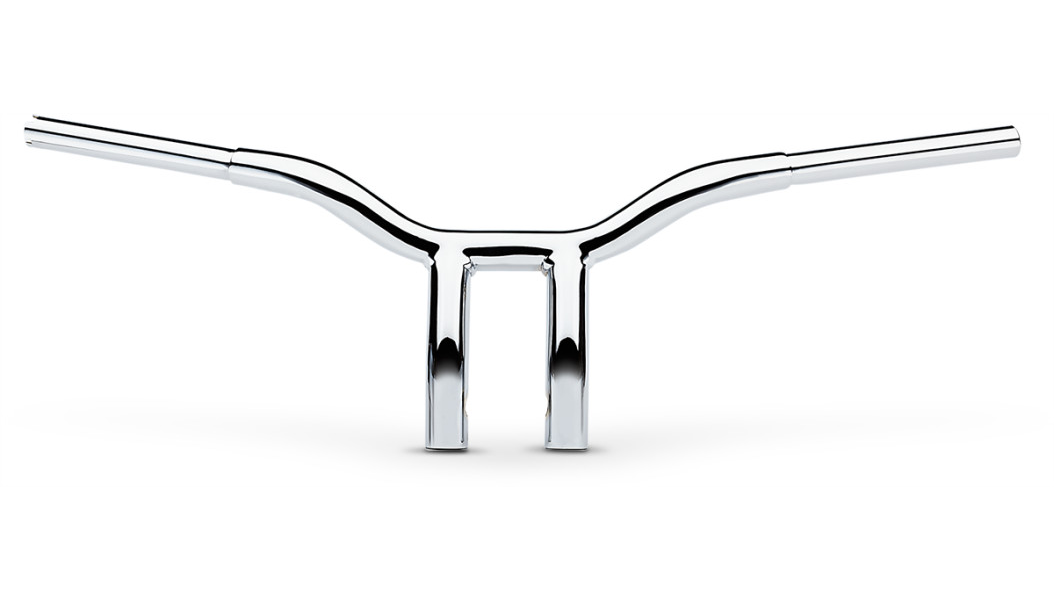 LA CHOPPERS Handlebar - Kage Fighter - One Piece - Bent - 8" - Chrome LA-7338-08