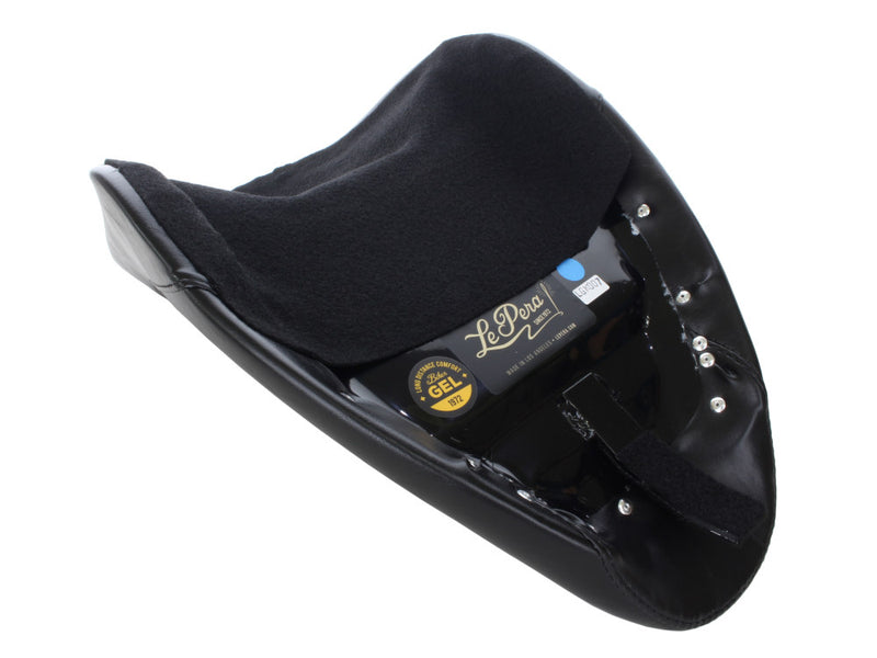 LE PERA Bare Bones Solo Seat With Biker Gel. Fits Softail 2006-2017 With 200 OEM Rear Tyre - LGK-007 - PartsOutlet.com.au