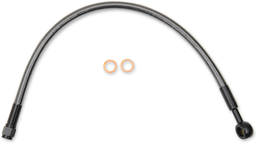 MAGNUM SHIELDING Brake Line - 10 mm-Straight - 28" - Black Pearl AS47628