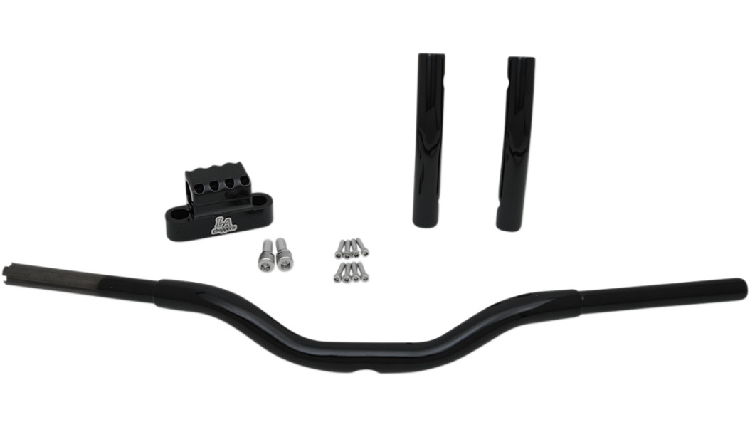 LA CHOPPERS Handlebar - Kage Fighter - Pullback - 11" - Black LA-7336-08B