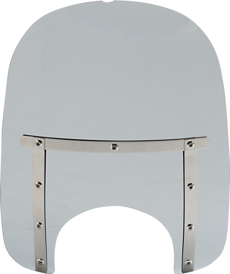 MEMPHIS SHADES Memphis Slim Windshield - 17" - 9" Headlight Cutout - Black Smoke - MEM42212