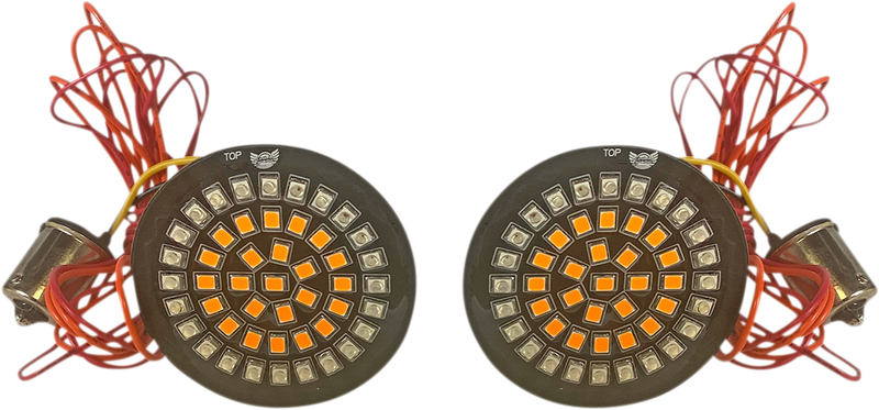 CUSTOM DYNAMICS Bullet Rear Turn Signal - 1156 - Amber Lens GEN-4-AR2-1156