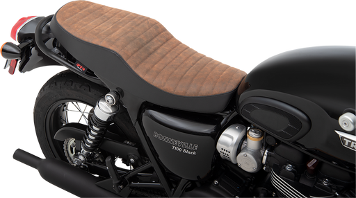 Z1R Retro Seat - Classic - Triumph '01-'17 - Brown/Black 0810-2224 - PartsOutlet.com.au