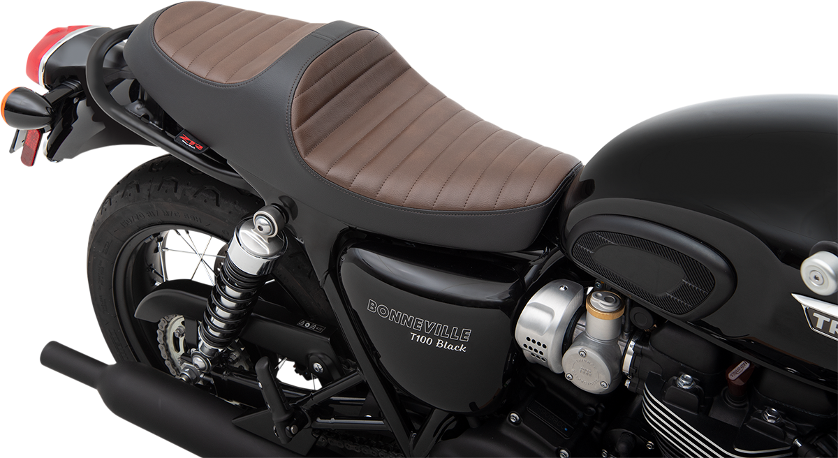 Z1R Predator III Seat - Brown/Black - Double Diamond - Triumph '01-'17 - 0810-2234 - PartsOutlet.com.au