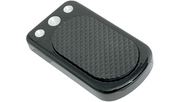 DRAG SPECIALTIES Black Brake Pedal Pad - '83-'23 FL 1610-0195 - PartsOutlet.com.au