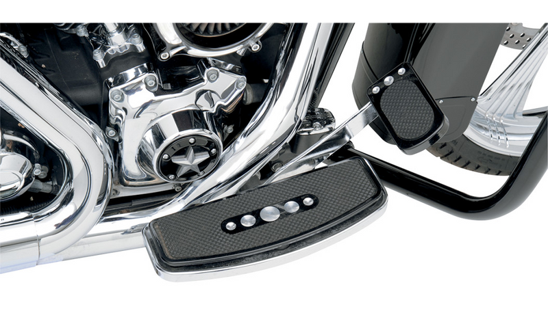 DRAG SPECIALTIES Black Brake Pedal Pad - '83-'23 FL 1610-0195 - PartsOutlet.com.au