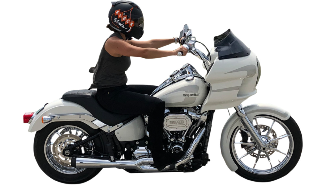 KLOCK WERKS Wrapper Front Fender Kit - Black - Steel - 21" - Harley-Davidson '84-'13 - KWF-02-0005