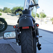 JOKER MACHINE LED Turn Signals - Black with Red LEDs 05-250-RB - PartsOutlet.com.au