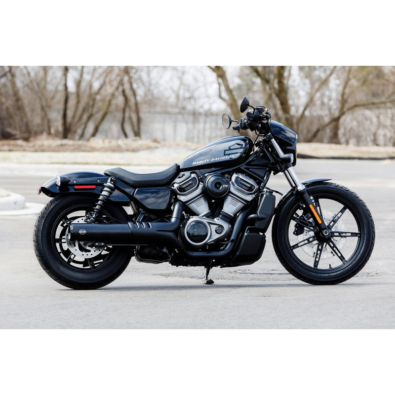 S&S CYCLE Grand National Nightster black 4.5" Slip-On muffler for '22-'25 Nightster - 550-1074
