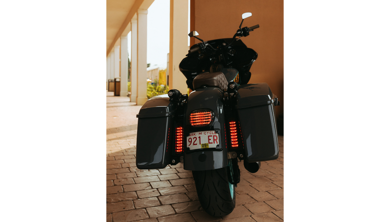 CUSTOM DYNAMICS Taillight - without License Plate Illumination Window - Smoke - Harley-Davidson '99-'24 - PB-TL-LP-S