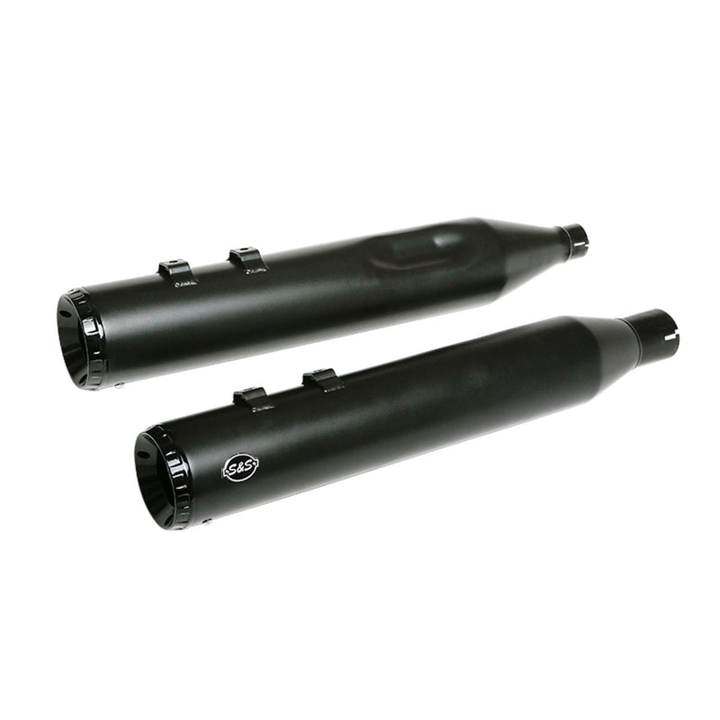 S&S CYCLE GNX SLIP-ON Muffler for 2017+ M8 TOURING MODELS — Black - 550-0990 - PartsOutlet.com.au