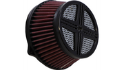BARON XXX Air Cleaner - Black - Yamaha '98-'17 - V-Star 650 BA-2311-00B - PartsOutlet.com.au