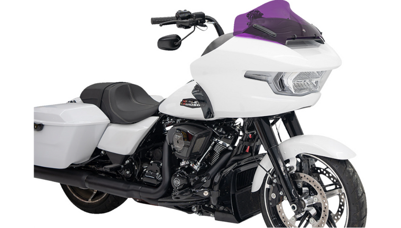 KLOCK WERKS Kolor Flare Windshield - 10" - Purple - FLTR 2024+ - KWW-01-0720