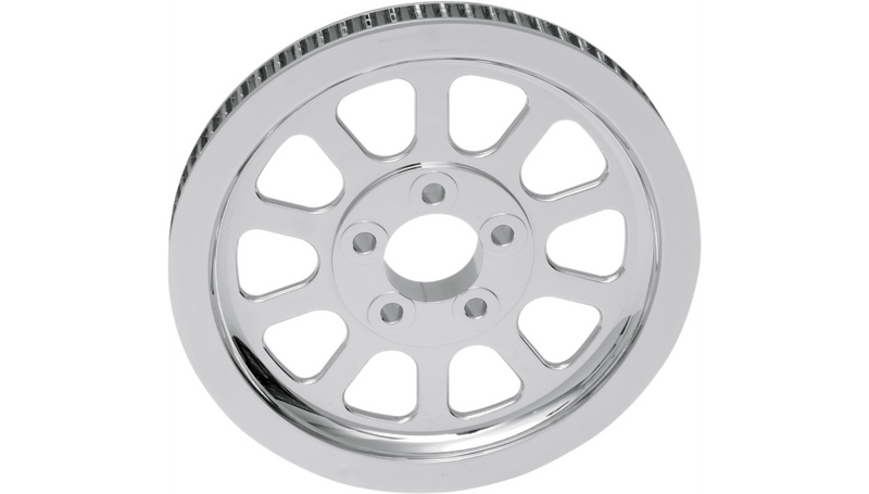 DRAG SPECIALTIES Chrome Rear Pulley - 66-Tooth - Harley-Davidson 2007-2011 - 191311 - PartsOutlet.com.au