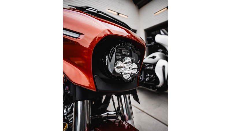 CUSTOM DYNAMICS LED Headlight - Shark Demon - FLHX/SE '23-'25 - SD2-23BAT-W