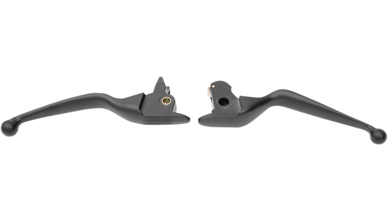 DRAG SPECIALTIES Lever Set - Harley-Davidson 2014-2016 - Black H07-0591MB - PartsOutlet.com.au