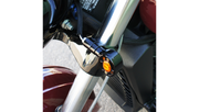 JOKER MACHINE Speedometer Ring with Swivel Clamp - Black Anodized - For 39 mm Fork Tube - '93-'19 XL - 10-315B - PartsOutlet.com.au