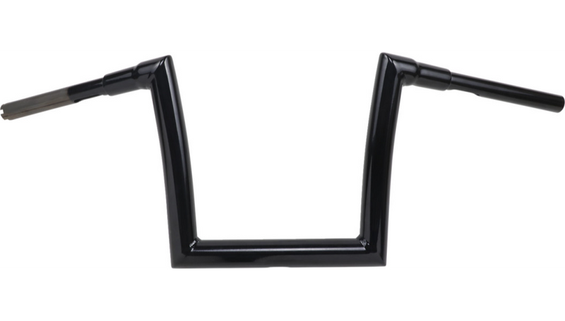 TODD'S CYCLE Handlebar - 1-1/2" Strip - 10" - Gloss Black - 0601-4881