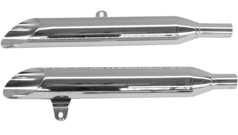 COBRA Slashcut Mufflers - Chrome - Yamaha Roadstar 1600/1700 - 1998-2013 - 2171SC - PartsOutlet.com.au