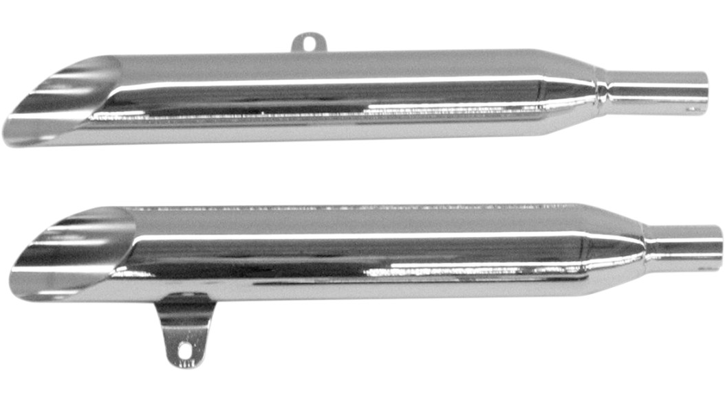 COBRA Slashcut Mufflers - Chrome - Yamaha Roadstar 1600/1700 - 1998-2013 - 2171SC - PartsOutlet.com.au