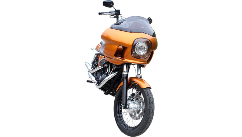 KLOCK WERKS Flare Windshield - 9" - Dark Smoke - FXRP '86-'94 - KWW-02-0500