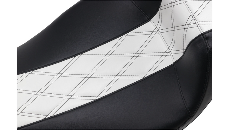 LE PERA Outcast Daddy Long Legs Seat - White - FLH LK-987DLGT1 - PartsOutlet.com.au