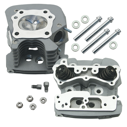 S&S CYCLE S&S® Super Stock® 79cc Cylinder Head Kit For 1999-'05 HD® Big Twins - Silver Powder Coat Finish 106-4277 - PartsOutlet.com.au