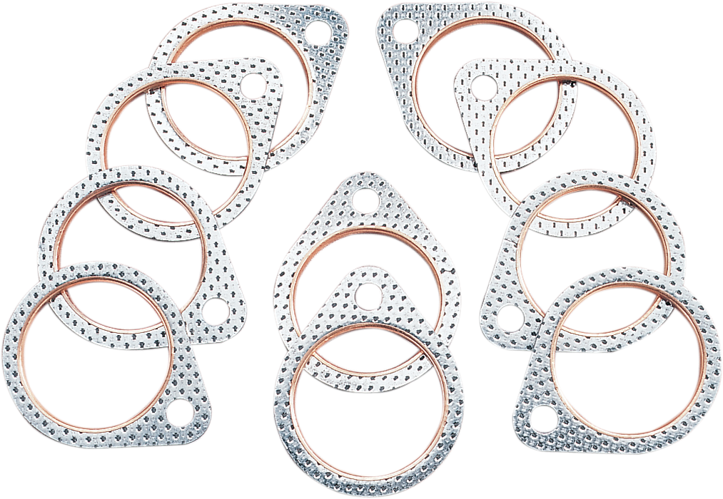 JAMES GASKET Exhaust Port Steel Core Gasket - 10 Pack - Harley-Davidson '66-'84 - JGI-65834-68-SC