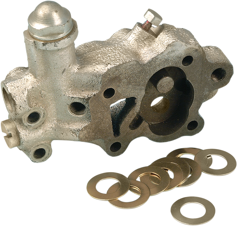 JAMES GASKET Oil Pump Body Plug Brass Washer - 10 Pack - Harley-Davidson '54-'78 - JGI-6581