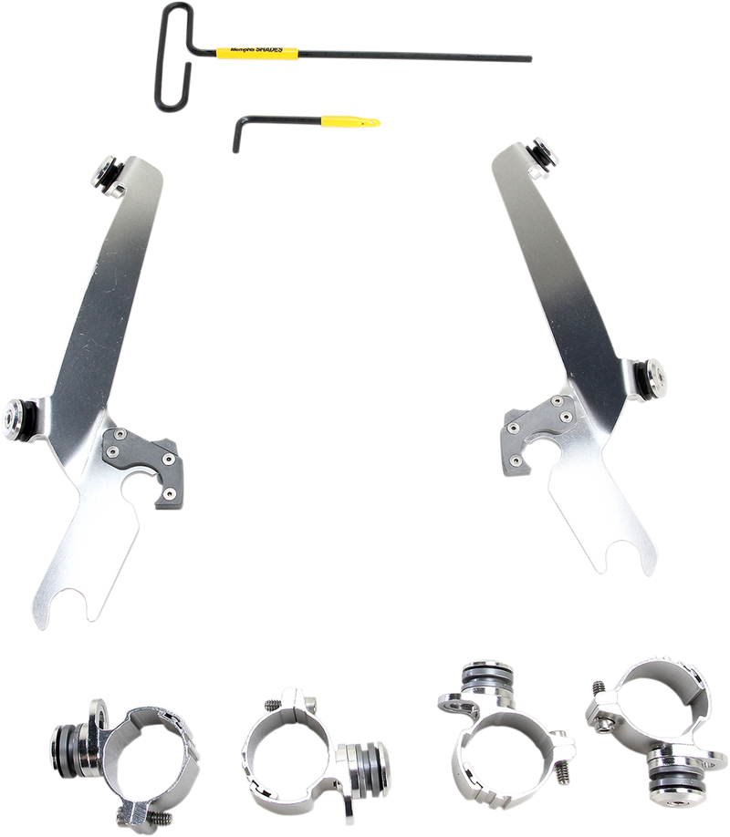 MEMPHIS SHADES Sportshield Trigger-Lock Mounting Kit - Polished - XL883 2011-2017 - MEK2000 - PartsOutlet.com.au