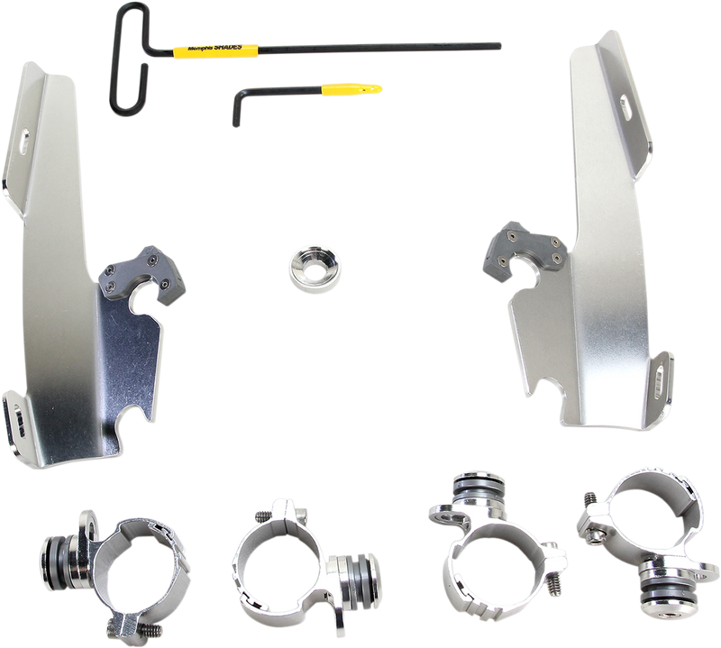 MEMPHIS SHADES Batwing - Mounting Kit - Polished - 1986-2022 XL MEK1999 - PartsOutlet.com.au