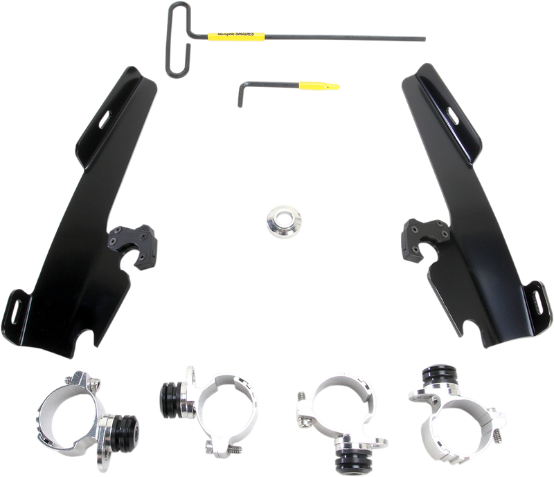 MEMPHIS SHADES Batwing - Mounting Kit - Black - 1986-2022 XL MEB1999 - PartsOutlet.com.au
