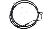 DRAG SPECIALTIES Brake Line - Front - Harley-Davidson 2014-2022 - ABS 614220-BLK - PartsOutlet.com.au