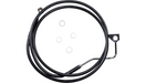 DRAG SPECIALTIES Brake Line - Front - Harley-Davidson 2014-2022 - ABS 614220-BLK - PartsOutlet.com.au