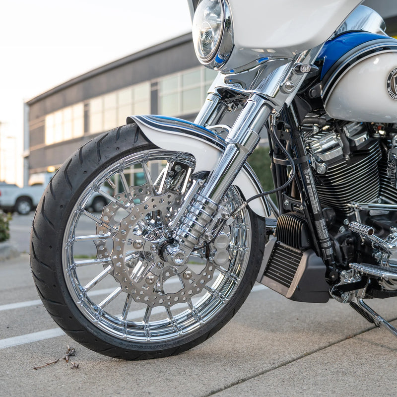 ARLEN NESS Method No Flex Fork Legs - Chrome - For Factory Brake Caliper 120-011 - PartsOutlet.com.au